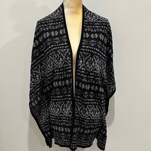 Chico's Dazzling Deco Lyndie Cardigan Sweater Size 2 /L